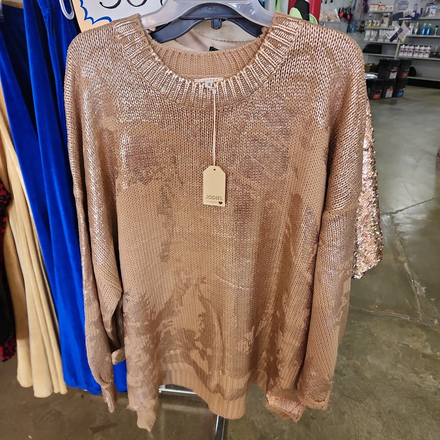 BLUSH SWEATER 16130 LARGE