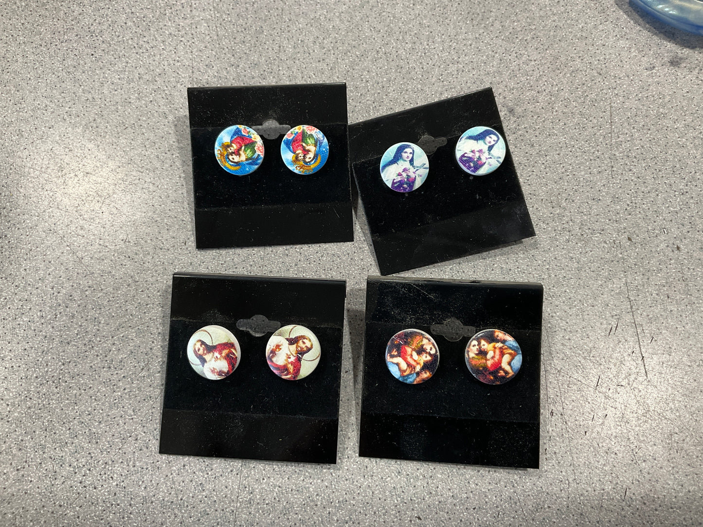 Catholic earrings