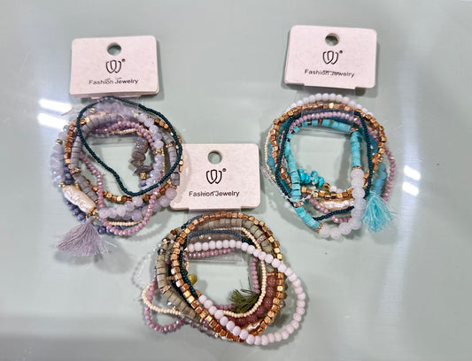 Mixed Bundle Colorful Bracelet Set