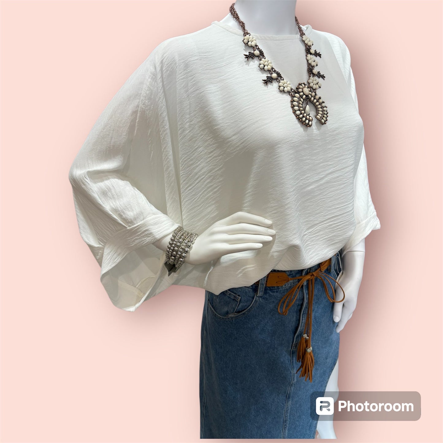 BLOUSE OFF WHITE AIRFLOW