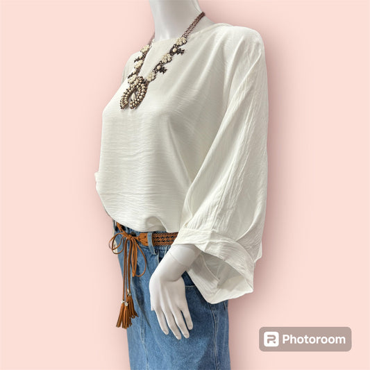 BLOUSE OFF WHITE AIRFLOW