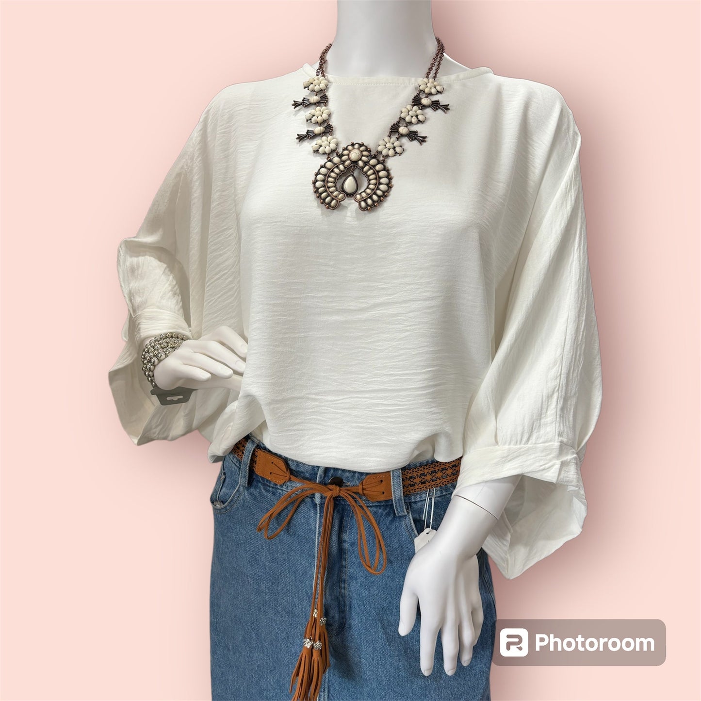 BLOUSE OFF WHITE AIRFLOW