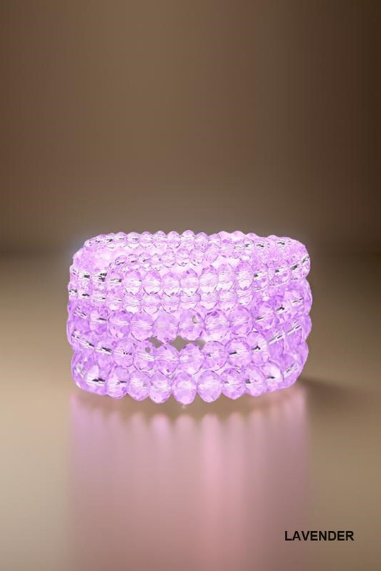 7 PCS MULTI-LAYER STACKABLE BEADED BRACELET