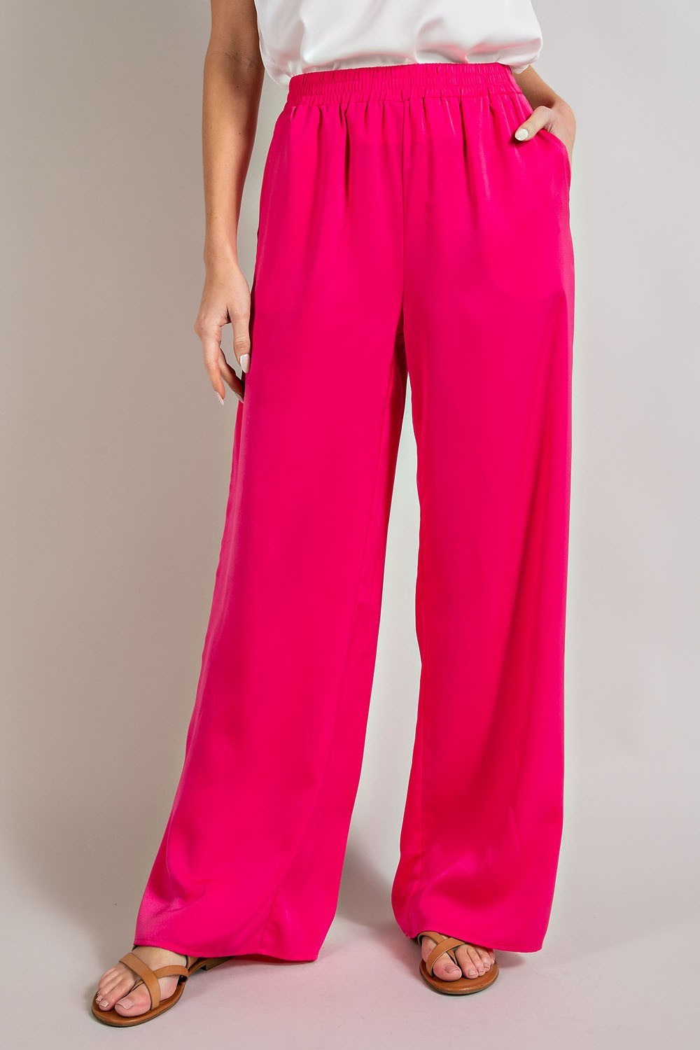 STRAIGHT LEG POCKET PANTS