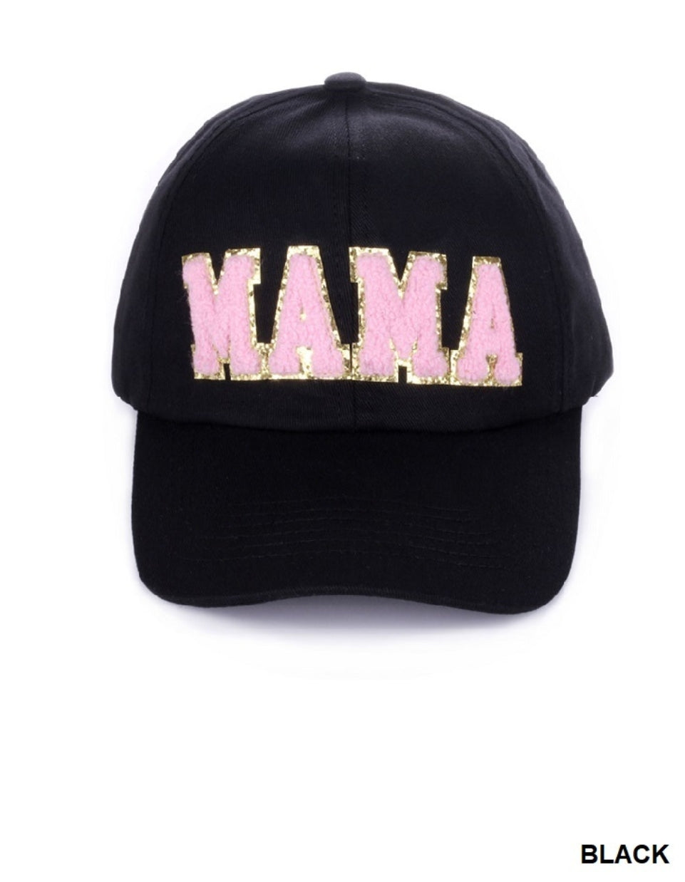 Mama chenille patch baseball cap hat