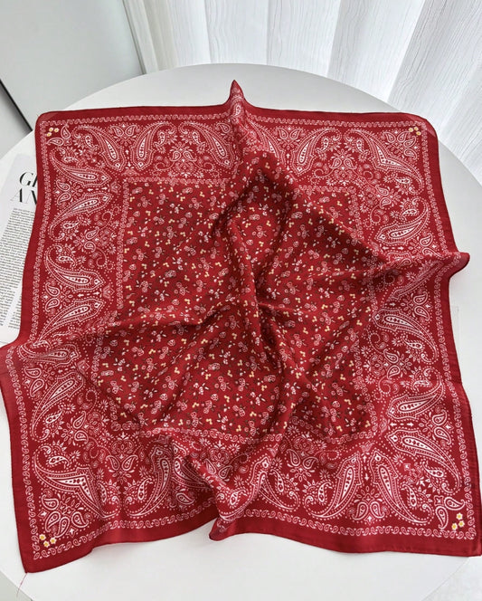 Retro in red western Scarf/Bandana