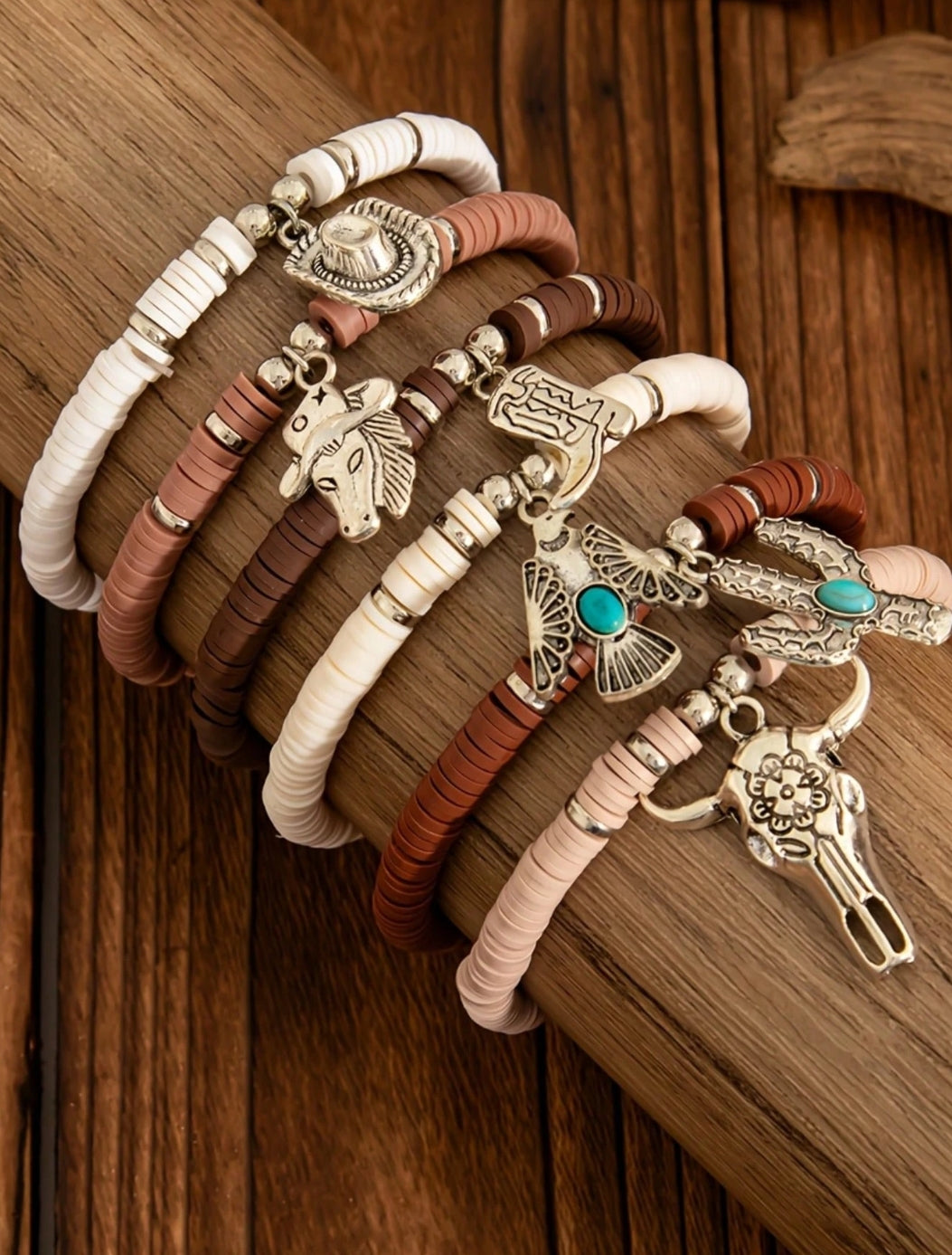 6 PCS Western Bohemian Bracelet