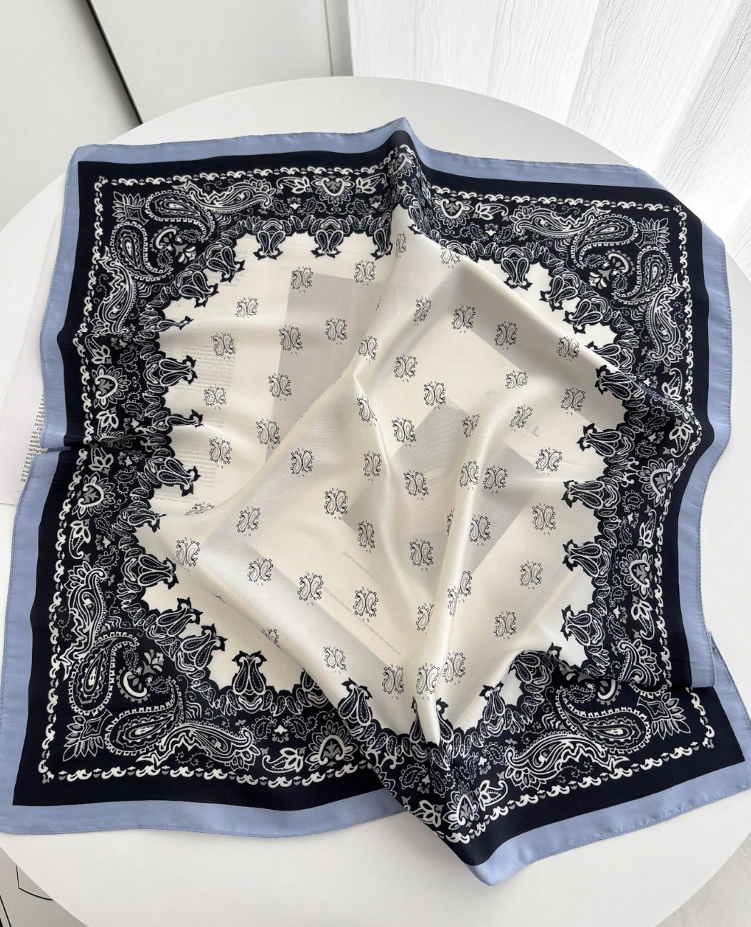 Retro in blue western Scarf/Bandana