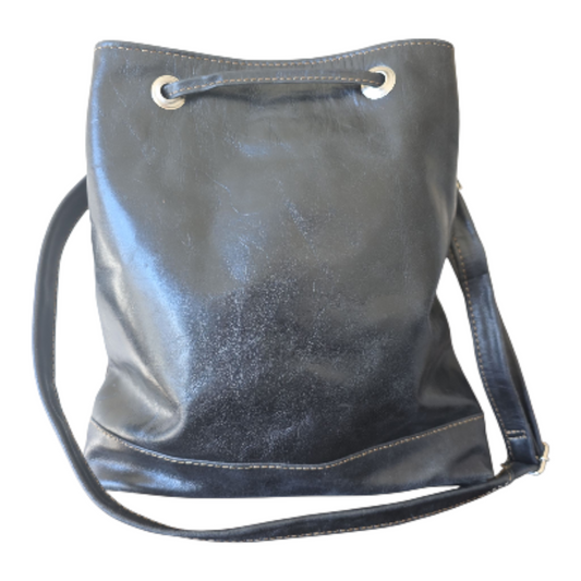 BLACK/WHITE COWHAIR HANDBAG - PRELOVE (Copy)