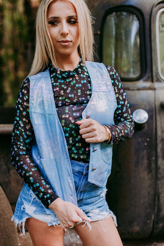 MK476 Metallic Vest