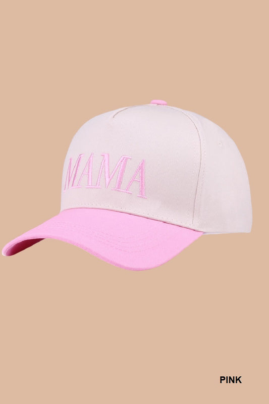 PINK MAMA TWO TONE CANVAS COTTON CAP