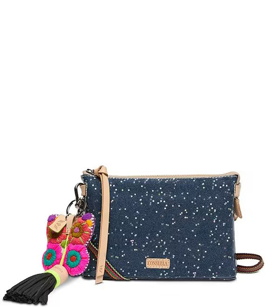 CONSUELA SHANE MIDTOWN COSMIC BLUE CROSSBODY BAG