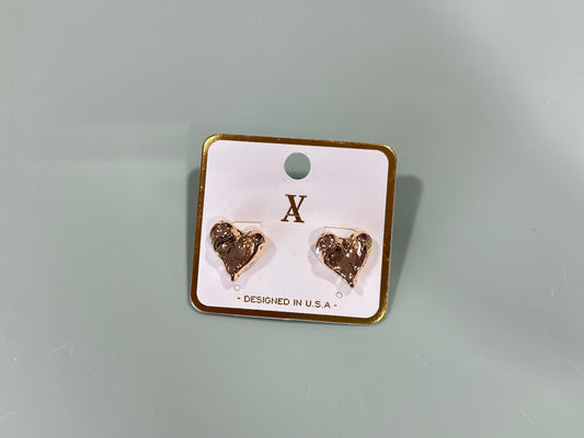 Rocky Heart earrings
