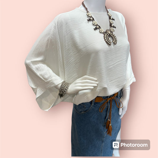 BLOUSE OFF WHITE AIRFLOW
