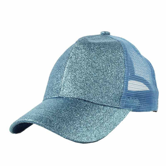 CC Glitter Ponytails Mesh Cap