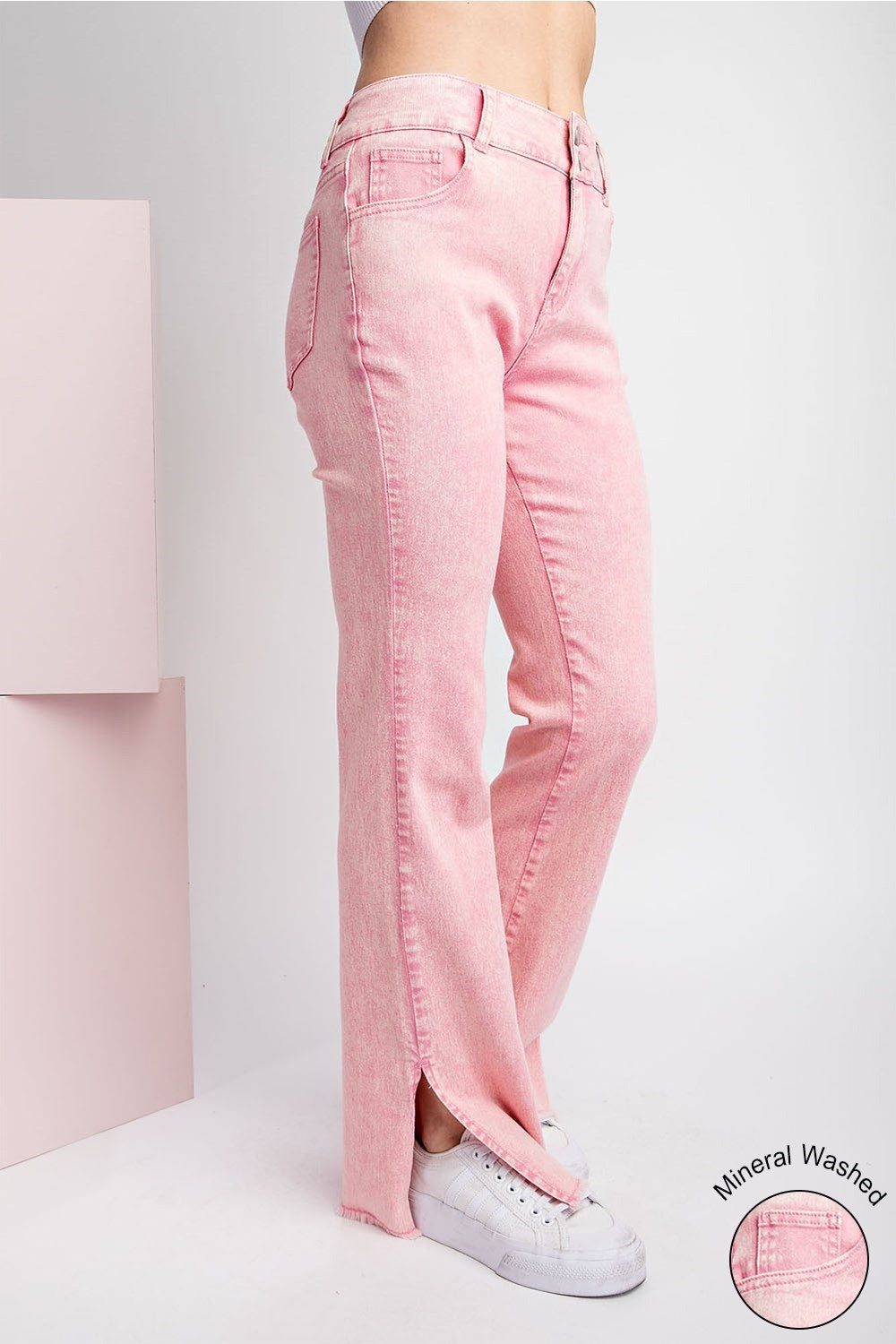 MINERAL WASHED PANTS
