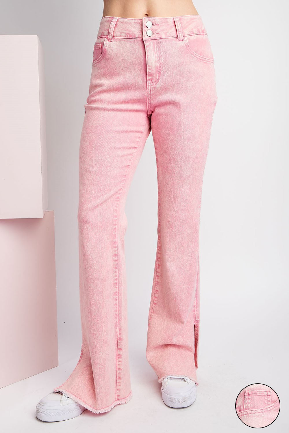 MINERAL WASHED PANTS