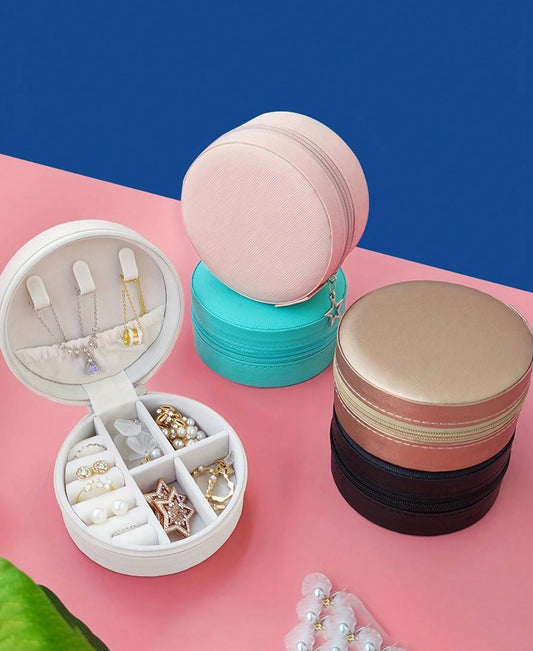 Portable Multicolor Jewelry Storage Box