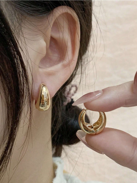 Retro Minimalist Geometric Earrings