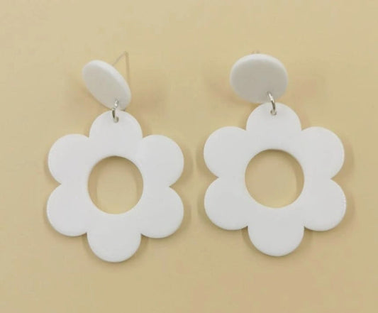 Acrylic Flower Earrings