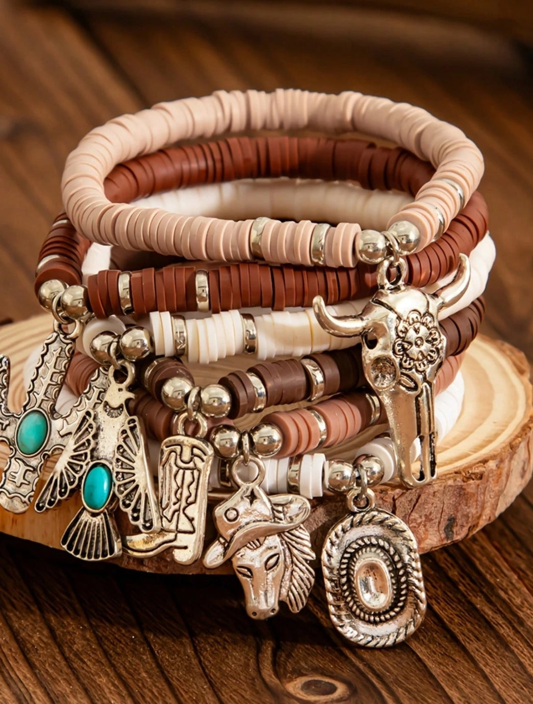 6 PCS Western Bohemian Bracelet