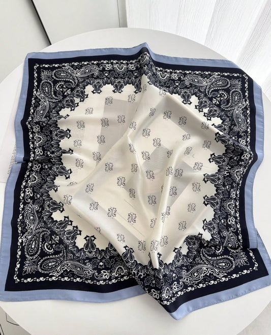 Retro in blue western Scarf/Bandana