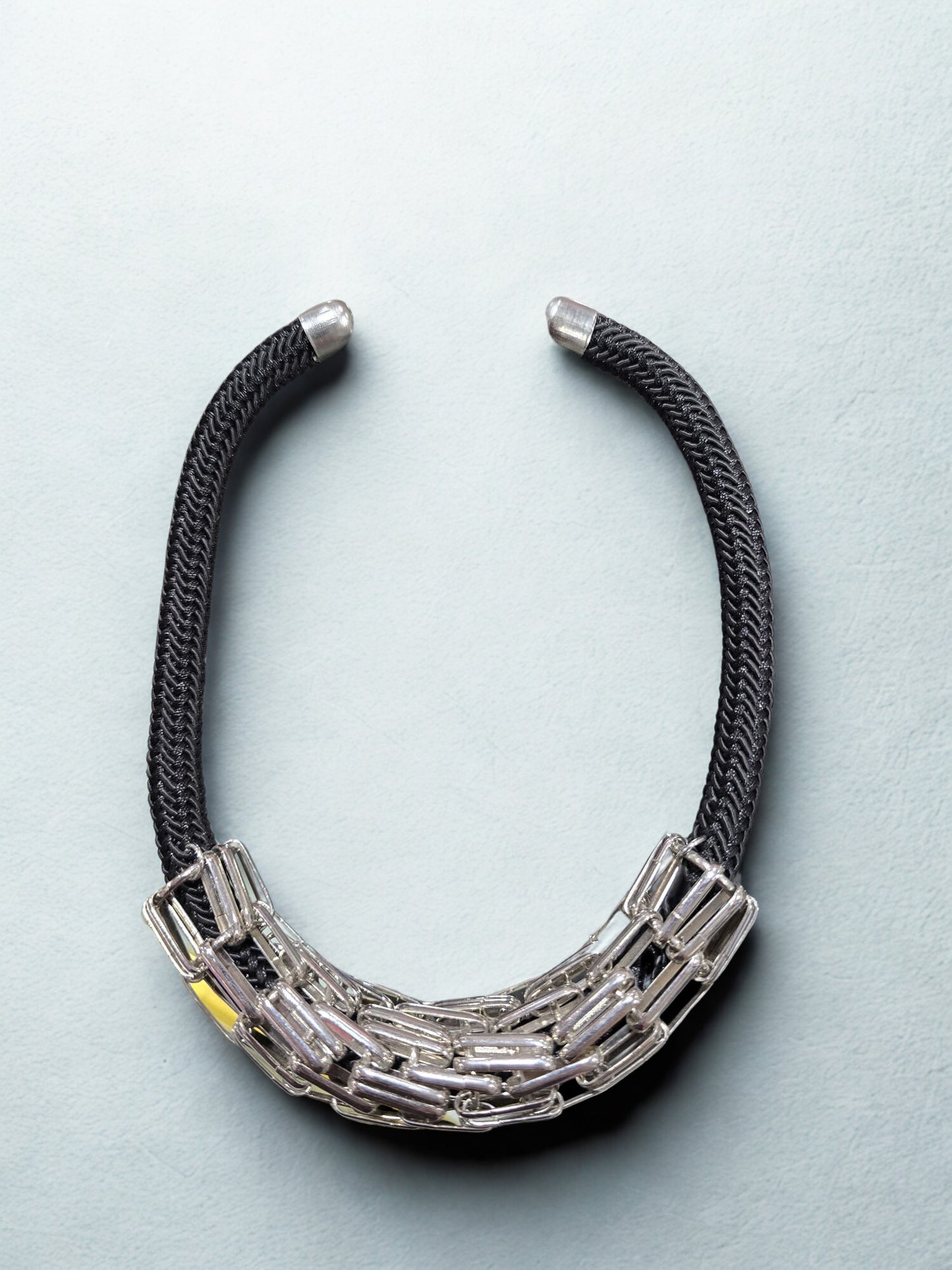 Black and Silver Necklace