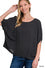 Pink Woven oversized boxy top